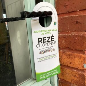 Accroche-portes<br> avec pelliculage mat