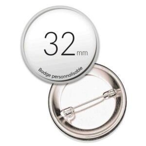 Badge Diamètre 32 mm